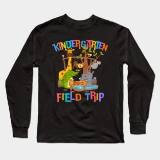 Kindergarten School Field Day Trip Squad 2024 Long Sleeve T-Shirt